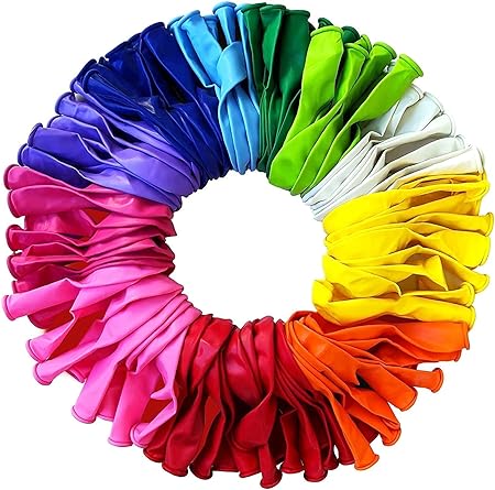 Pack 50pcs STANDARD 12 Inch Balloons Latex Balloons Color Party Balloons for Birthday Party Festival Decorations