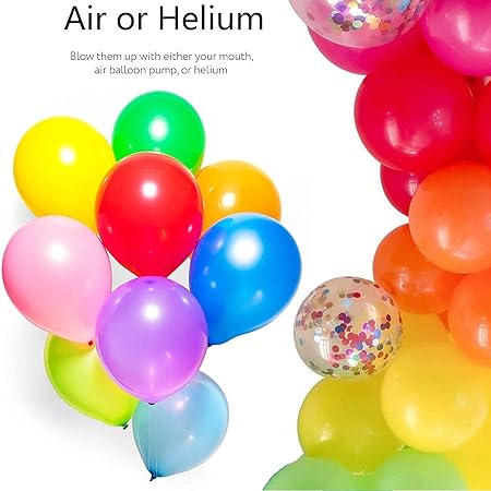 Pack 50pcs STANDARD 12 Inch Balloons Latex Balloons Color Party Balloons for Birthday Party Festival Decorations