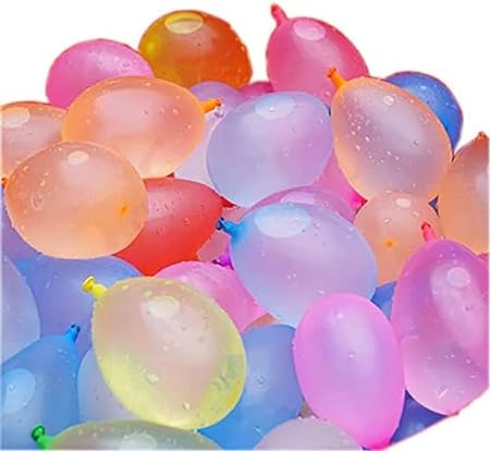 Colorful Water Balloons Rapid-Filling Self-Sealing, Easy Fill for Outdoor Family,Party, Friends, Children Summer Fun(111pcs/bag)